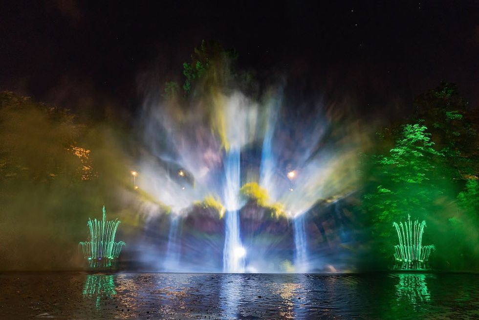Water Fall Projection