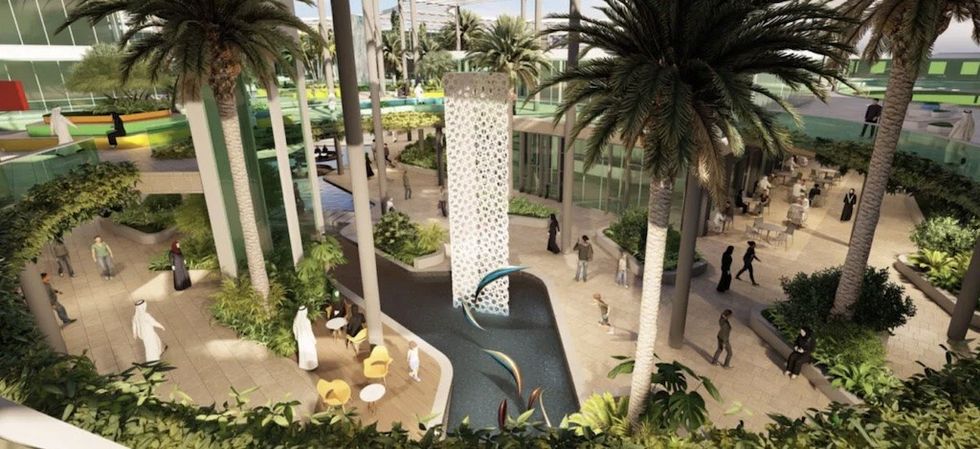 Water feature aarid riyadh cloward edsa