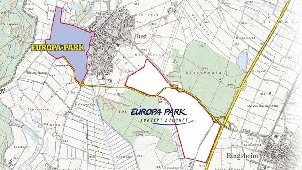 waterpark resort map waterpark building site rulantica europa-park