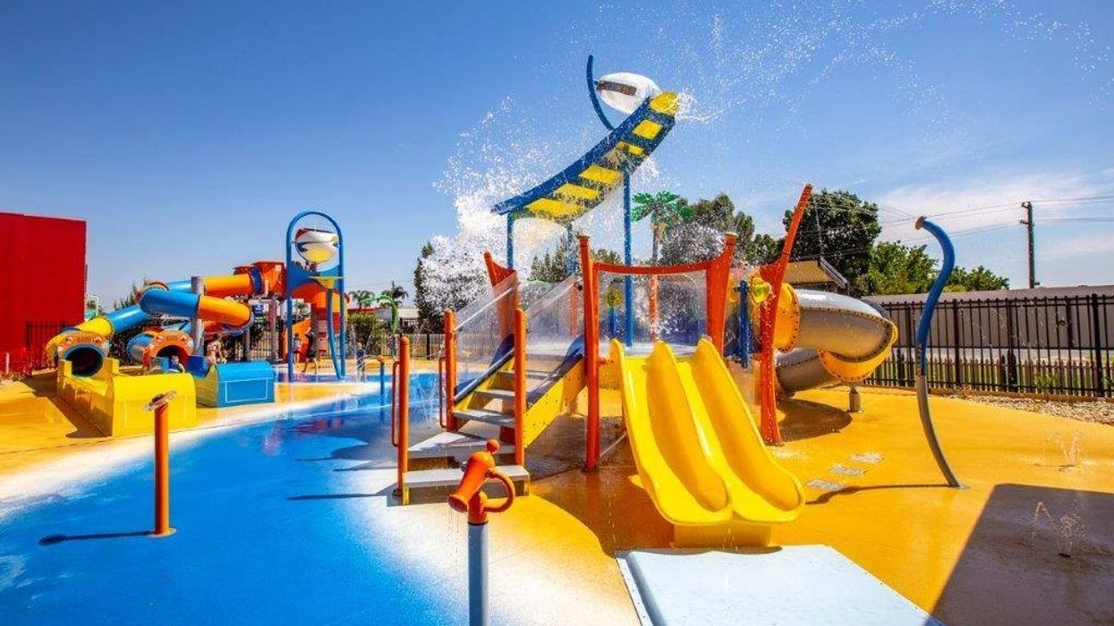 Waterplay play area