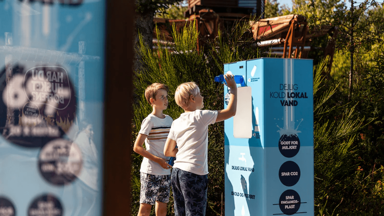 Waterstations use recycling wetap