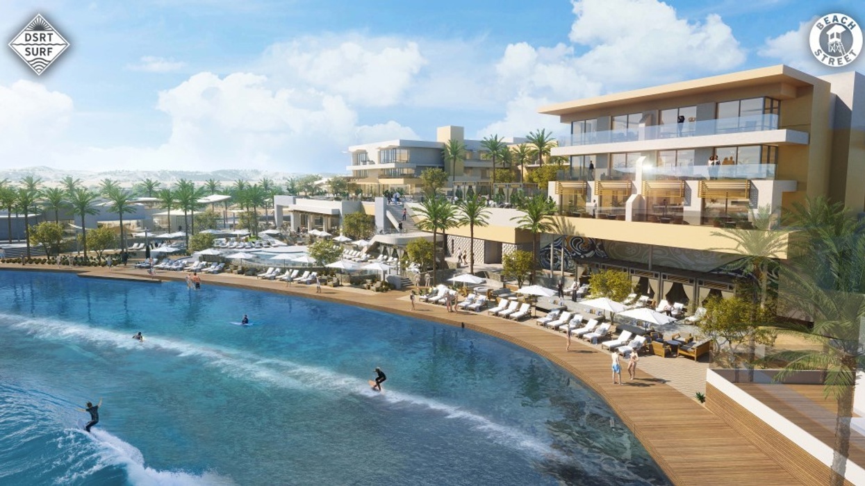 Wavegarden construction starts at DSRT Surf resort California courtesy DSRT Surf