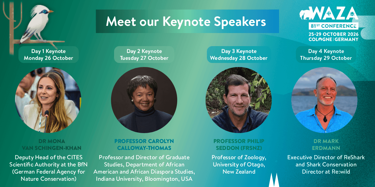 Ketnote WAZA | keynote speaker line-up for 81st Annual Conference | blooloop