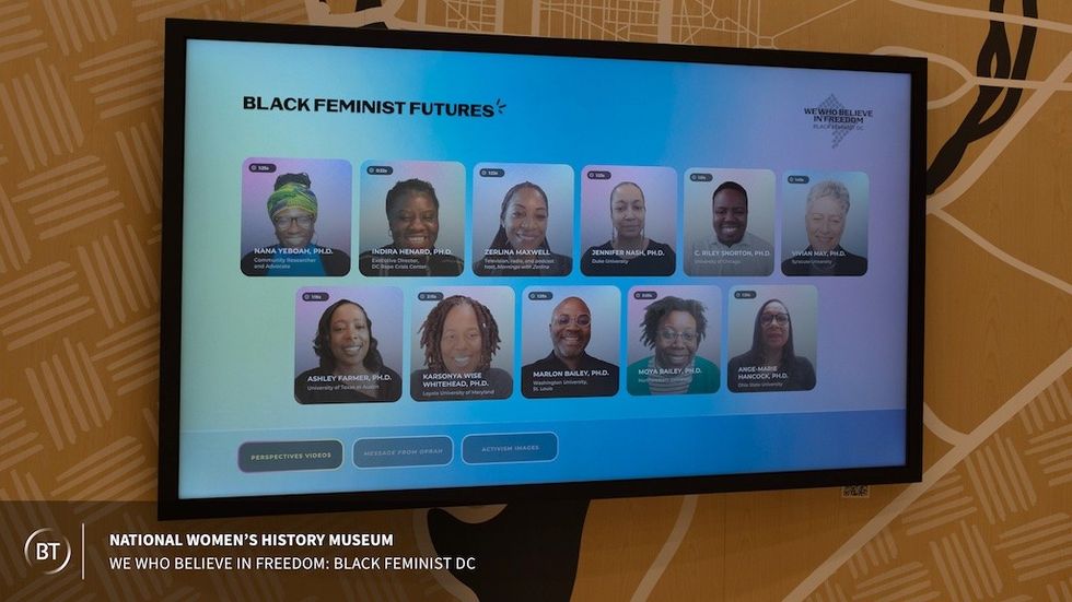 We Who Believe in Freedom Black Feminist DC exhibition Blue Telescope