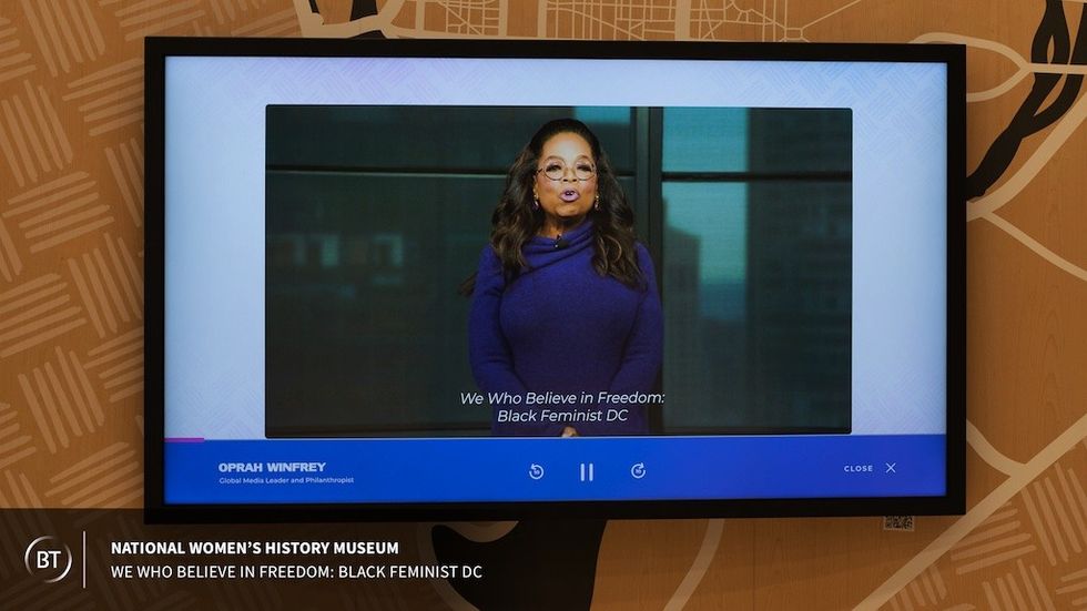 We Who Believe in Freedom Black Feminist DC exhibition Blue Telescope