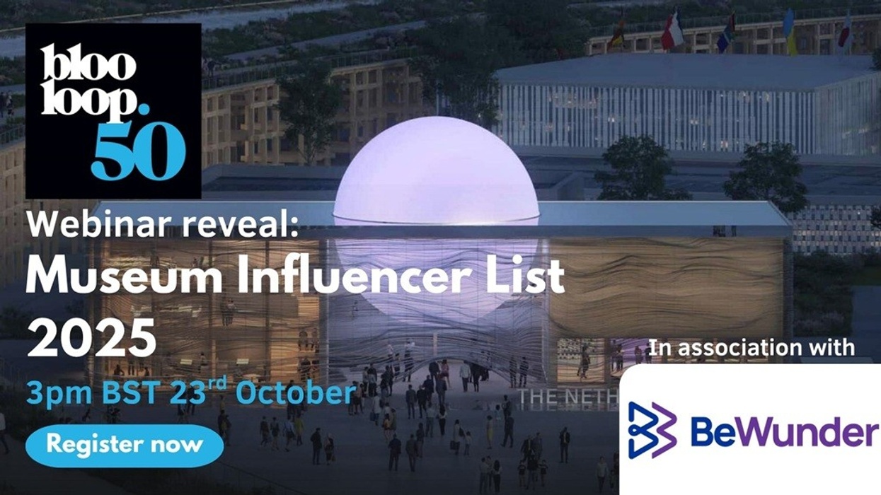 Webinar reveal: Museum Influencer List 2025, 3pm BST 23rd October. Register now.