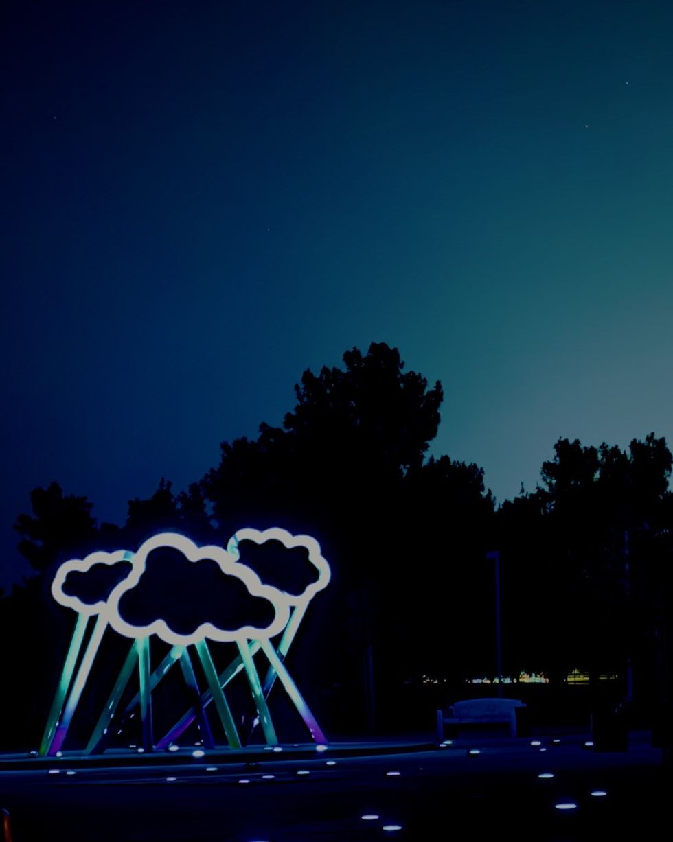 When a Cloud met a Cloud sculpture, Santa Clarita