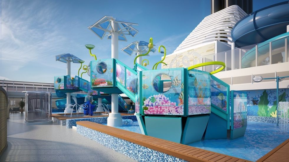WhiteWater attraction on AROYA Cruise