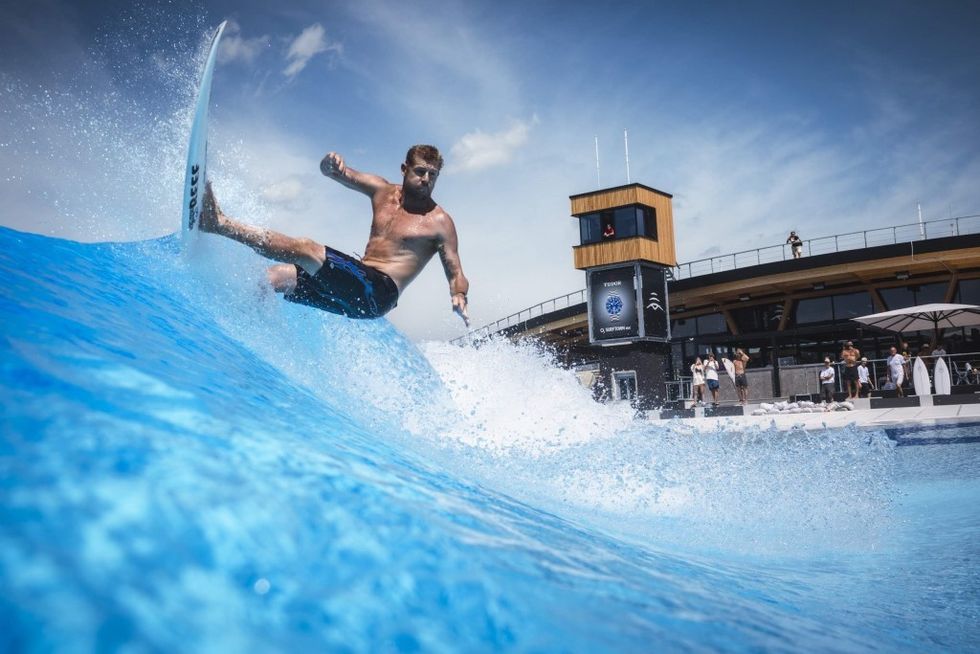 WhiteWater celebrates success of Endless Surf Mick Fanning