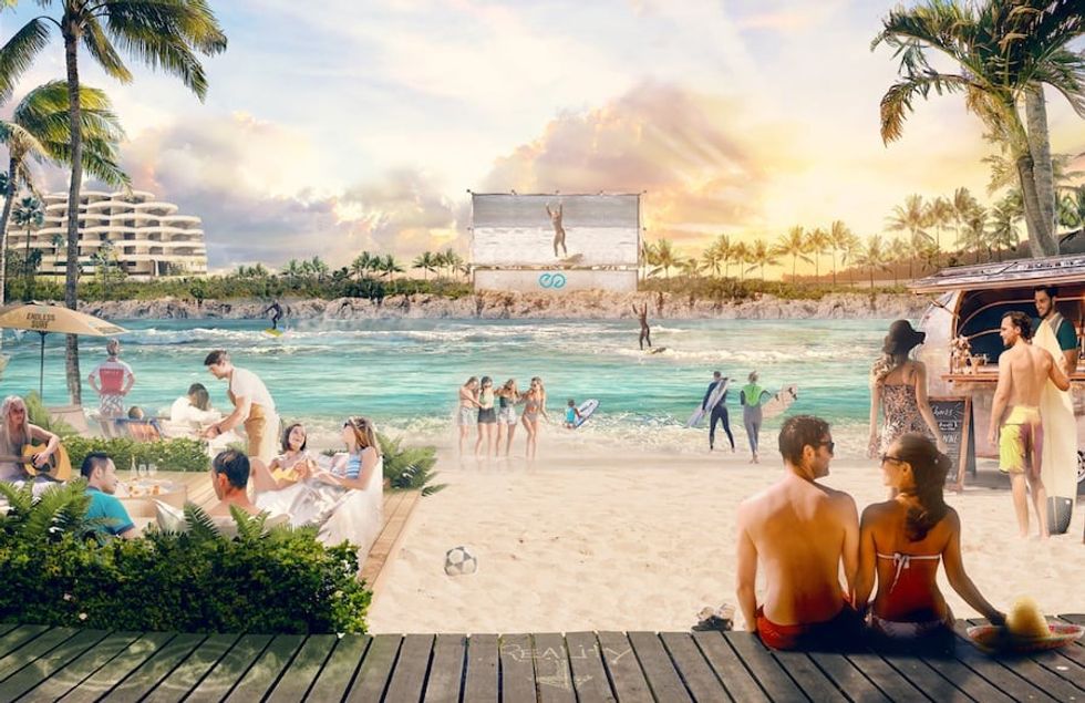 WhiteWater endless surf la vague grand paris