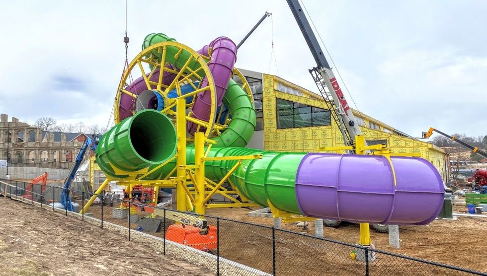 WhiteWater Mt Olympus SlideWheel Progress Photo