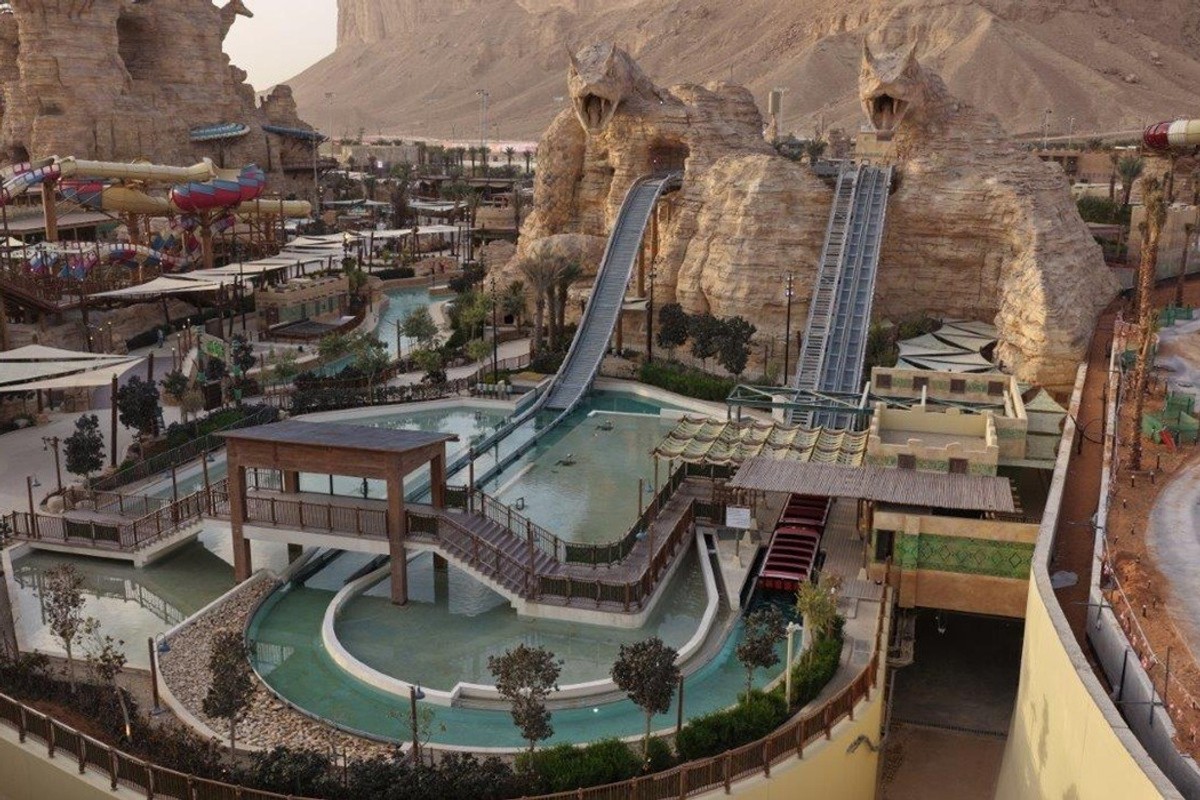 WhiteWater Shoot the Chute at Aquarabia Qiddiya City