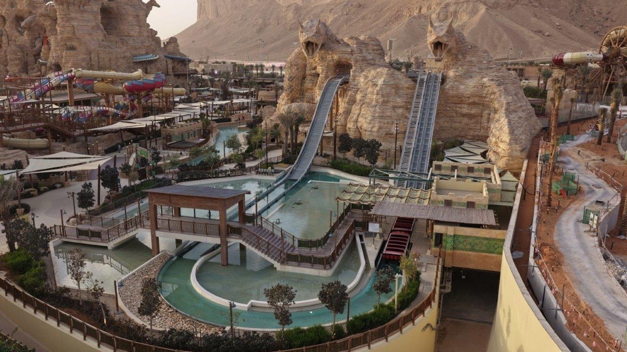 WhiteWater Shoot the Chute at Aquarabia Qiddiya City