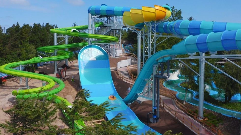 WhiteWater Stormfloden Boomerango + Tailspin Fusion, Faarup Sommerland