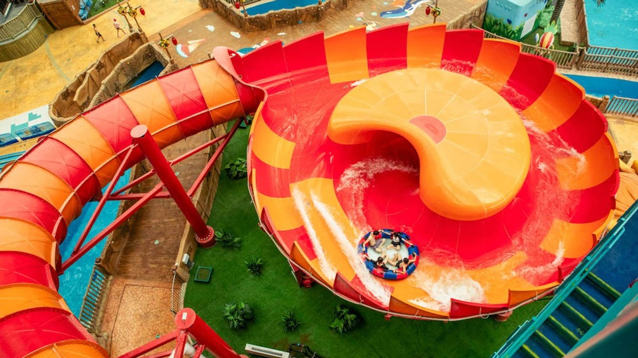 whitewater water slide