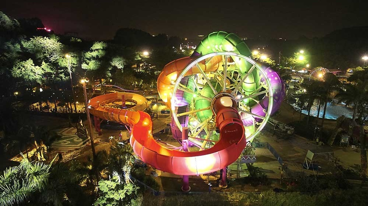 wiegand.maelzer celebrate world's first SlideWheel at Chimelong
