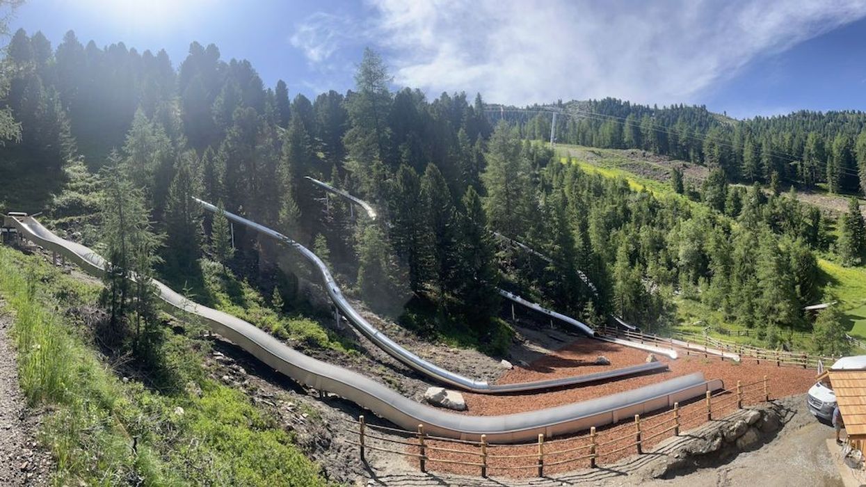 Wiegand slides Spiekboden Mountain