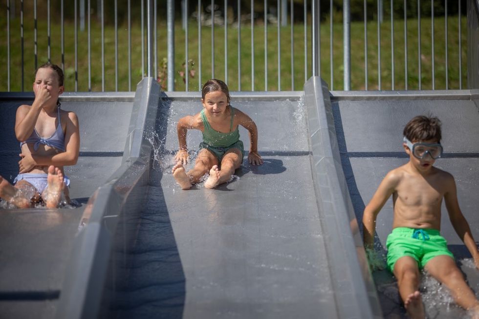 wiegand.waterrides gets ready for summer pool season steel slide