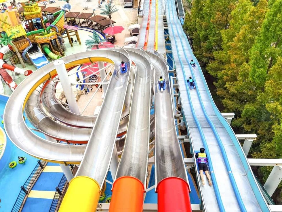 Wiegand.Waterrides Rutschanlage Mat Water Slides Korea