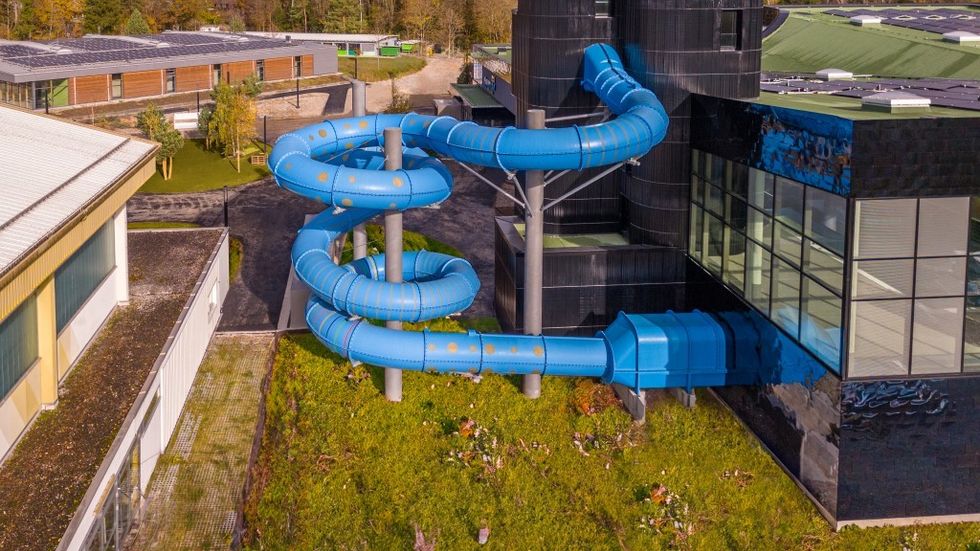 wiegand.waterrides tyre slide at Piorama exterior