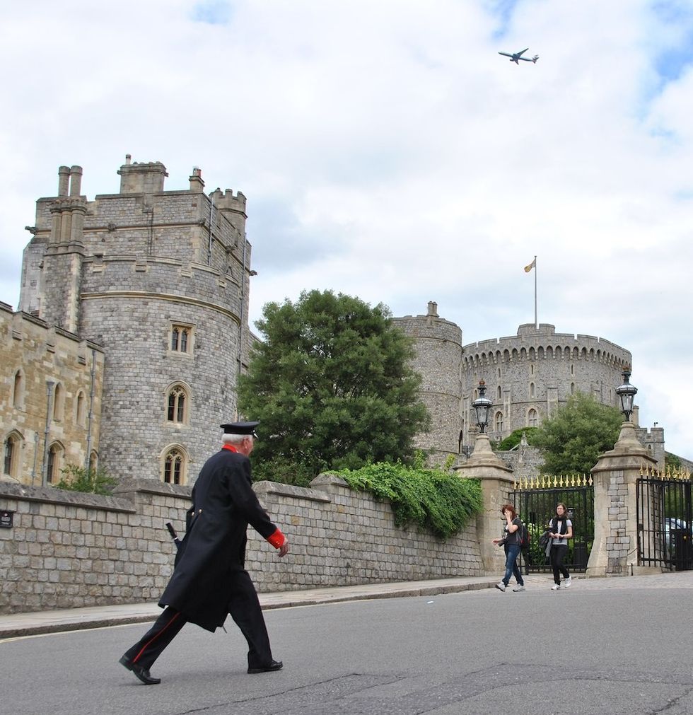 Windsor Castle trees Van den Berk