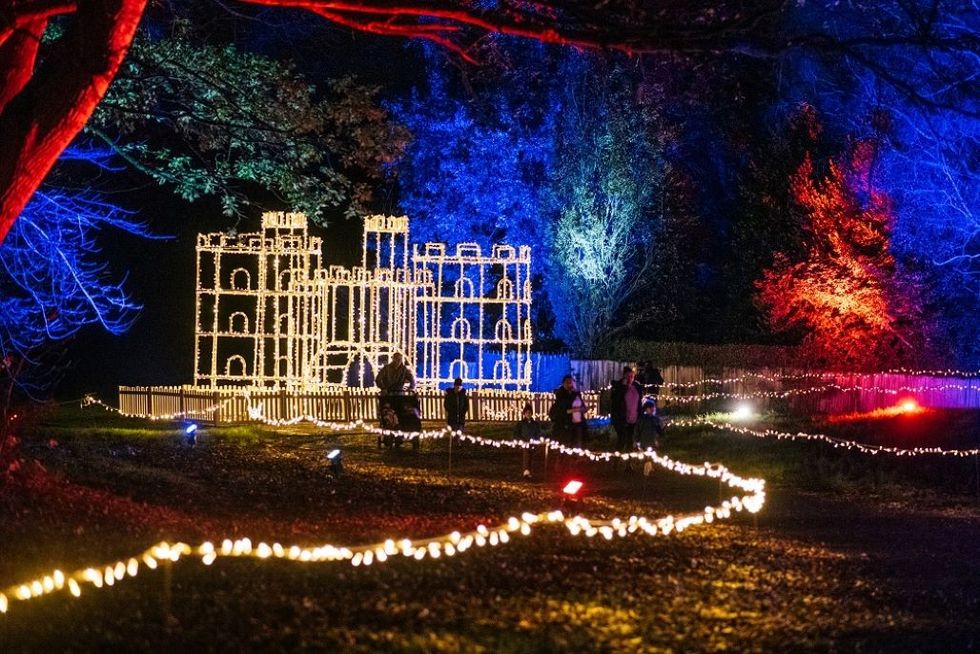 Windsor Great Park Illuminated - illuminated castle