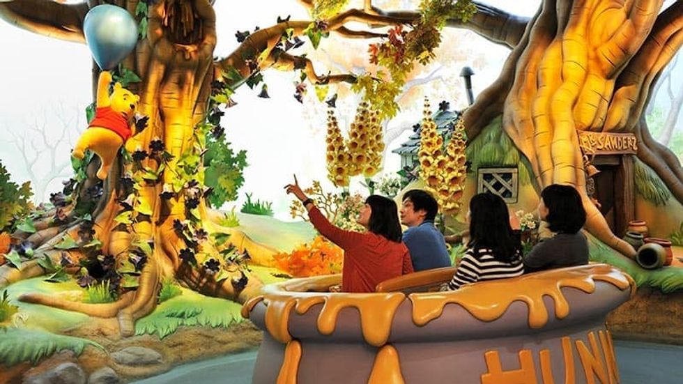 winnie the Pooh trackless ride disney