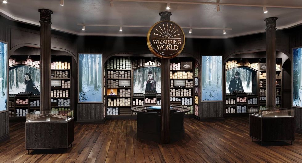 wizarding world wand shop in new york