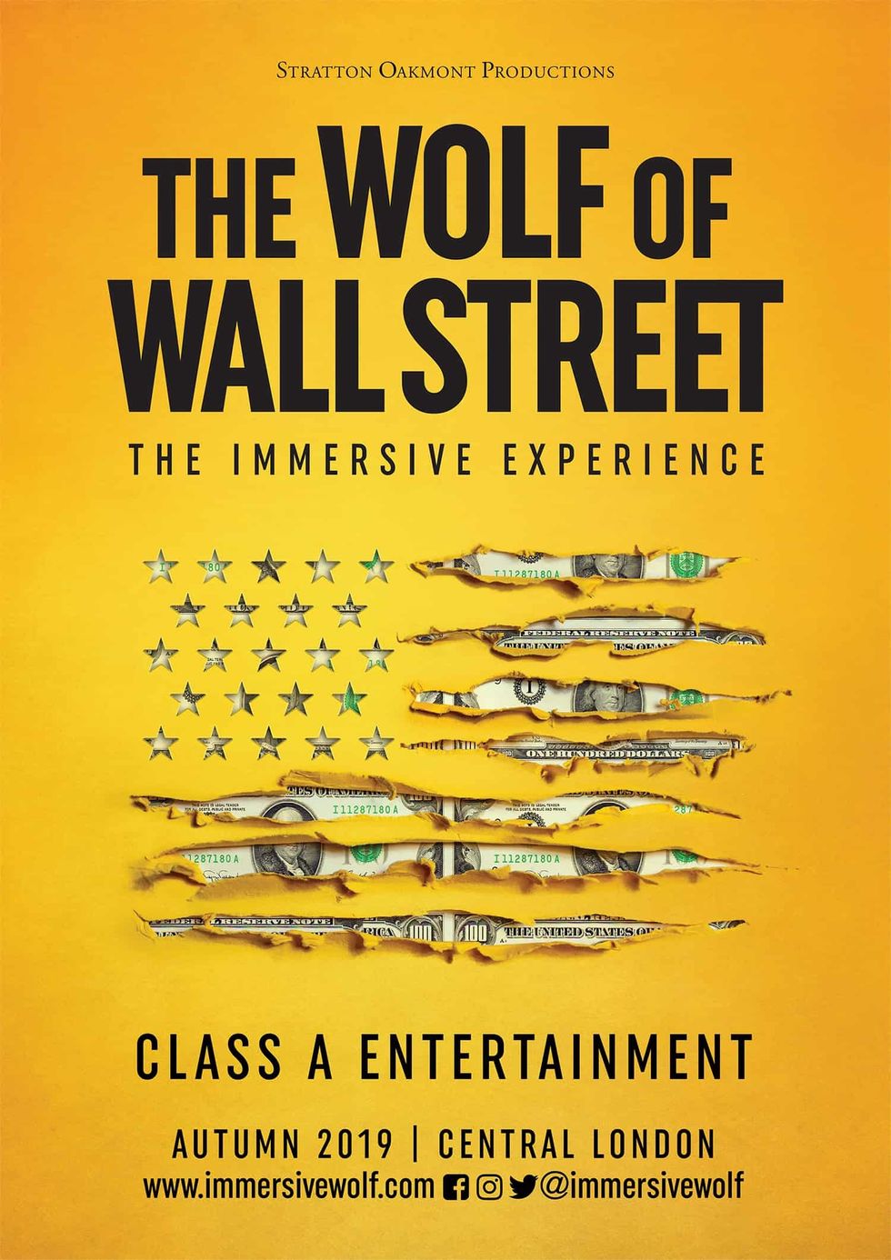 wolf of wall street immersive experience london