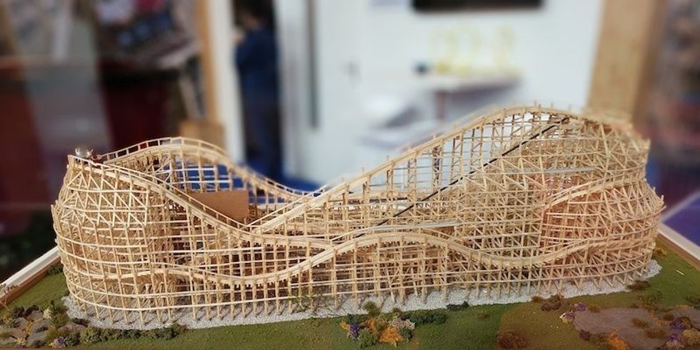 wooden model coaster from great coasters 1