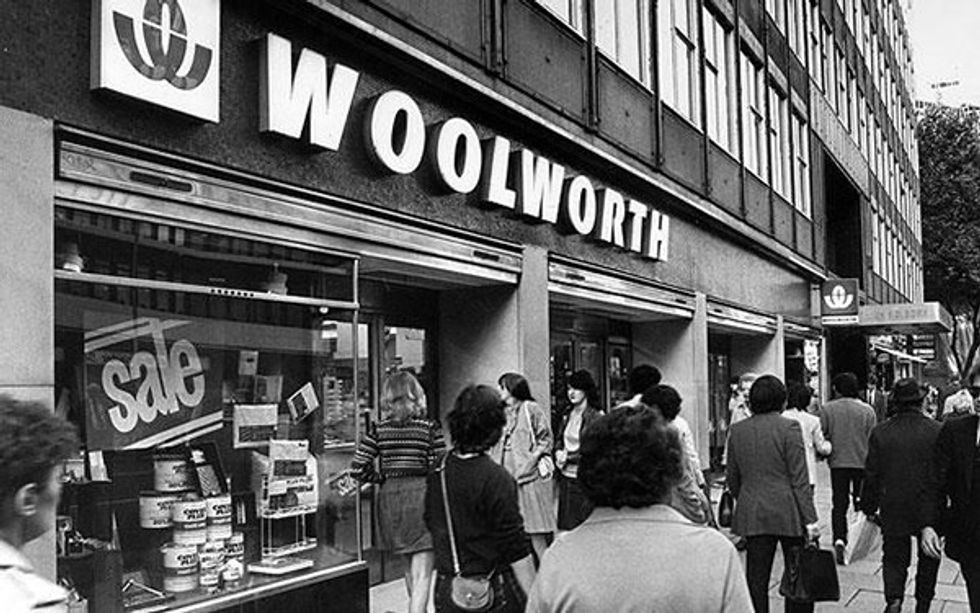 Woolworths High Street Vintage Photo