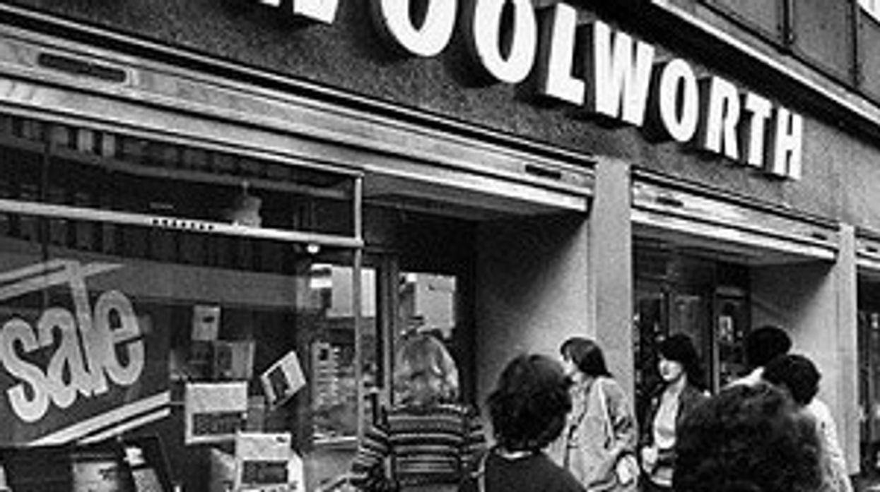 Woolworths Shops Vintage Photo