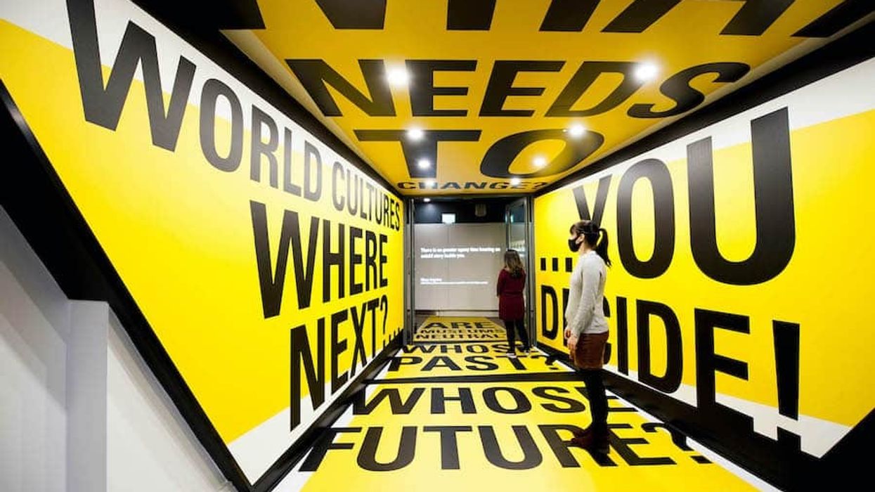 World Cultures gallery at World Museum Liverpool, Leach