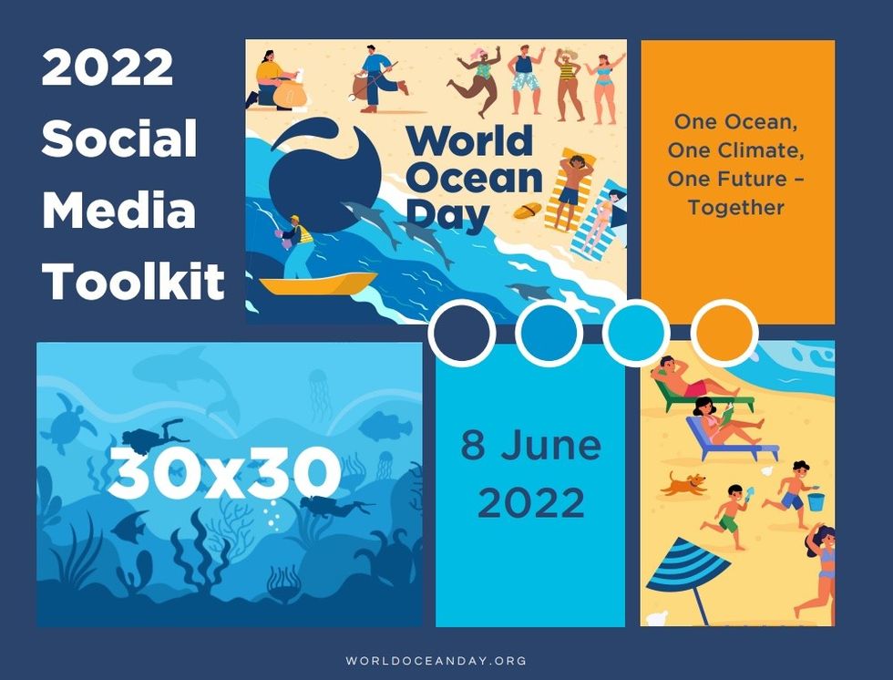 world ocean day social media