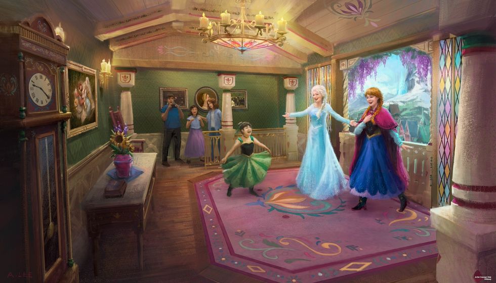 world of frozen disney adventure world