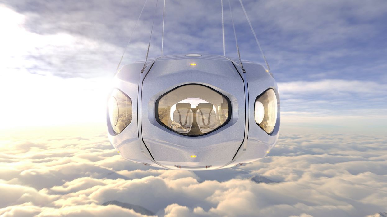 world view space tourism capsule