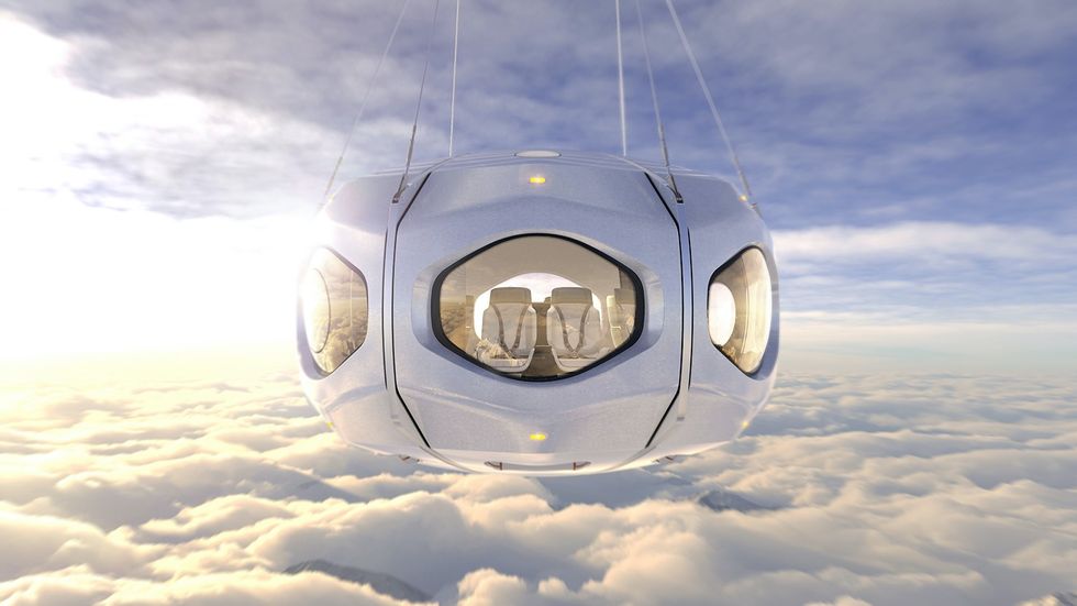 world view space tourism capsule