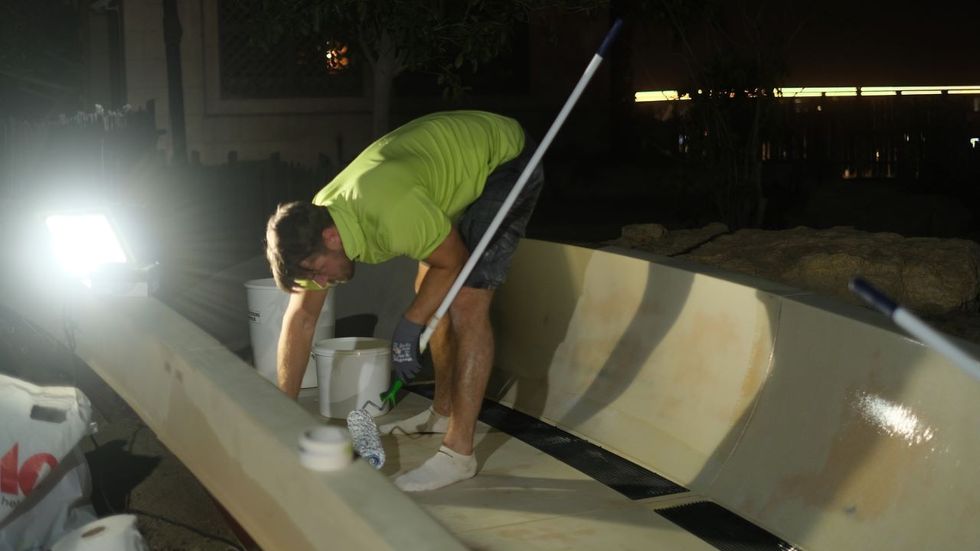WSC coating slide in Wild Wadi Waterpark