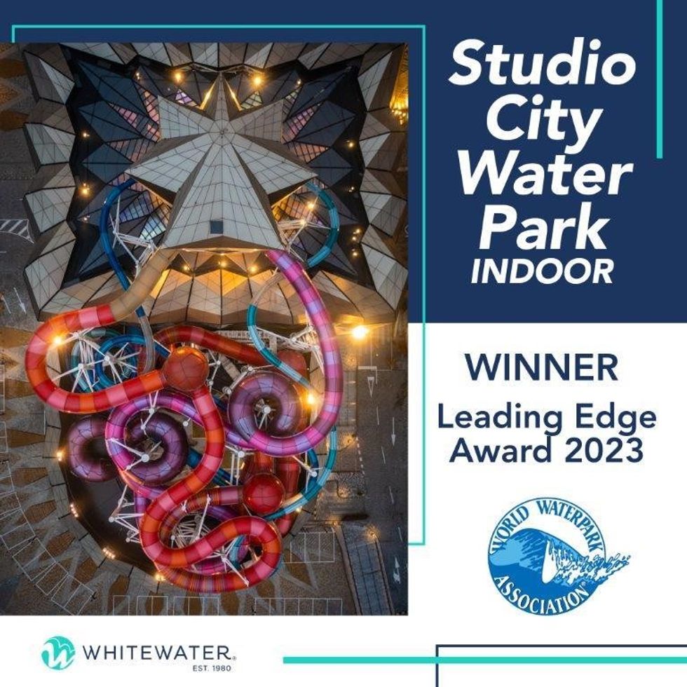 WWA Leading Edge Award 2023 Studio City Water Park Indoor