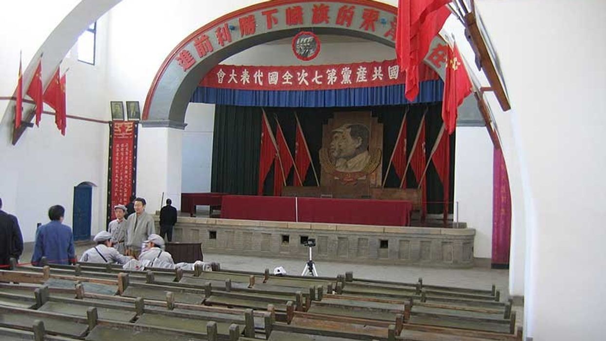 Yanan Shaanxi meeting hall, an example of Red Tourism