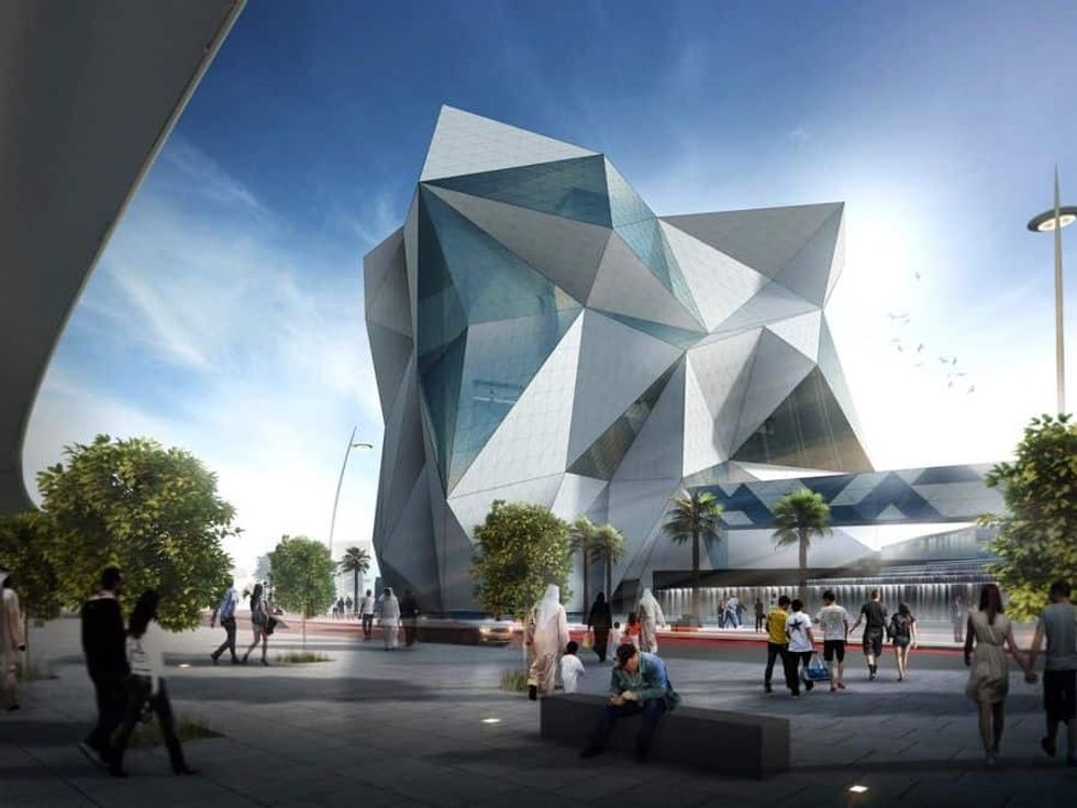 Yas Island CLYMB 3D rendering