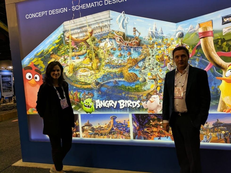 Yasmine and Yannick at IAAPA2016