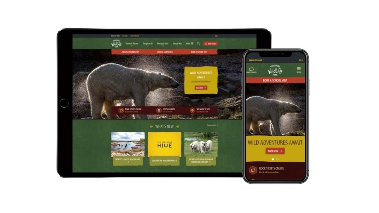 Yorkshire Wildlife Park Semantic browser website design