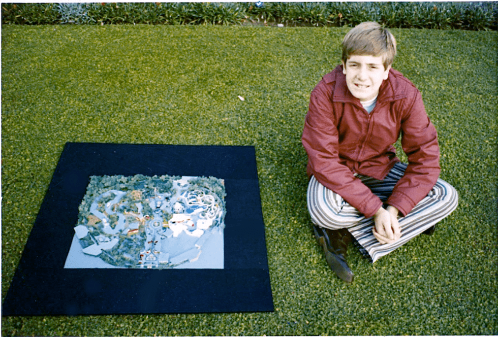 young Eddie Sotto with Disney project