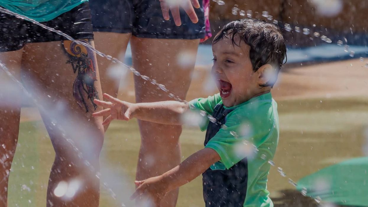 Young visitor at Morgan's Inspiration Island