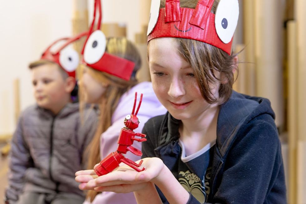 young visitors at Brilli-ANT