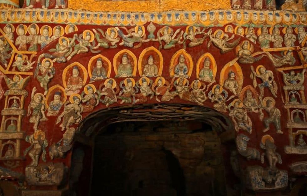 Yungang Grottoes replica detail