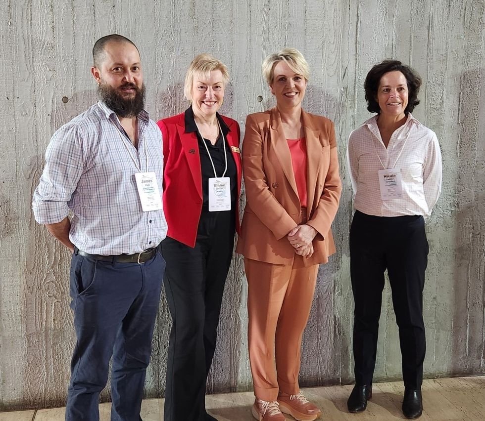 ZAA 2024 conference James Biggs, Elaine Benstead, Tanya Plibersek and Nicola Craddock