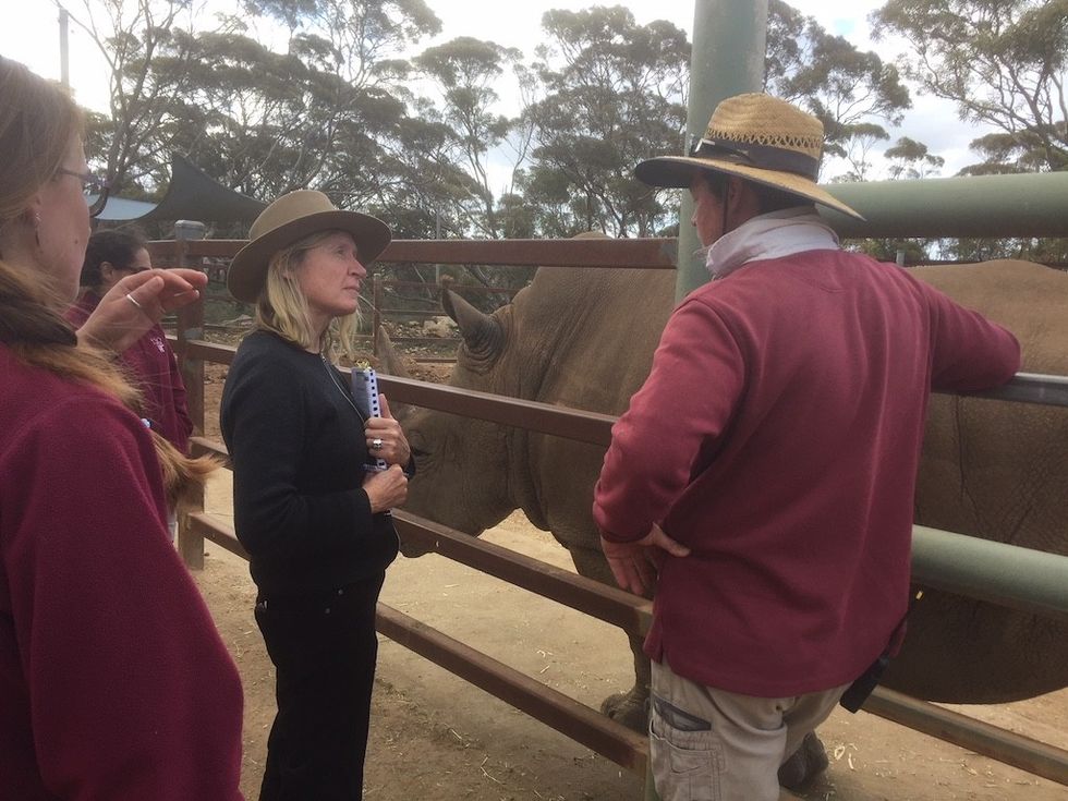ZAA Accreditation officer at Monarto Zoo, South Australia