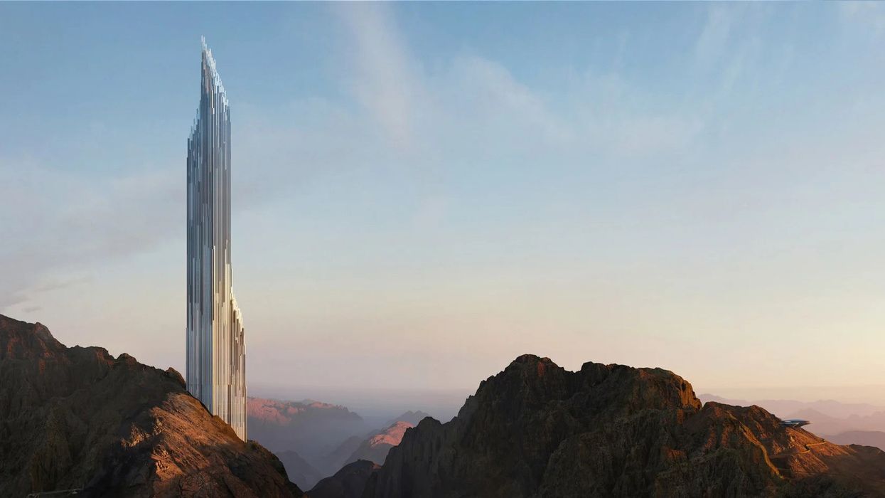 zaha hadid skyscraper neom trojena